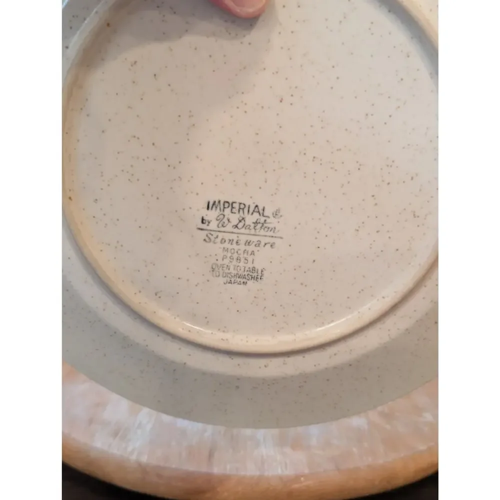 Imperial by W Dalton Mocha Stoneware Dinner Plate - 10.75